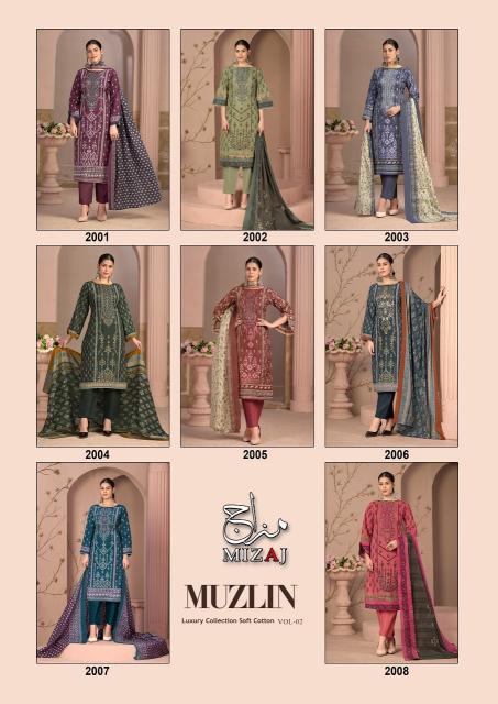 Mizaj muzlin vol-2 cotton print kurtis wholesale - wholesale export